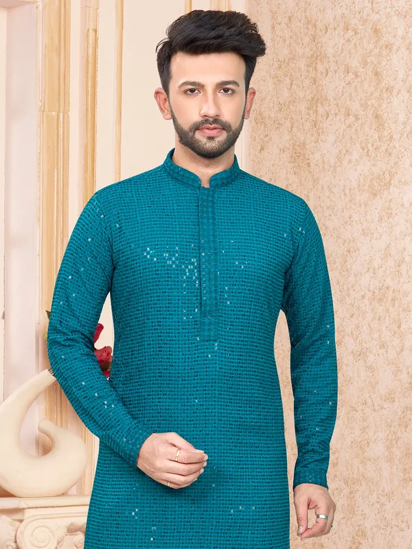 stunning_rama_blue_cotton_kurta_17050613427351(rama)_2